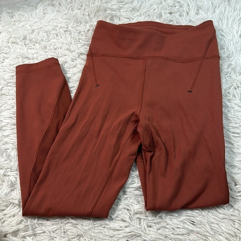 Lululemon Everlux and Mesh High-Rise Crop 23